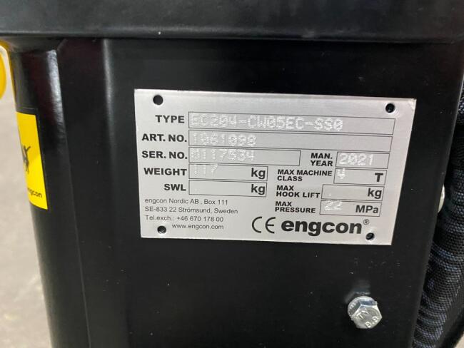 2025 Engcon EC204 Tiltrotator CW05-CW05 SS0 (afneembaar) ADV332 | Aanbouwdelen | Draaikantelstuk