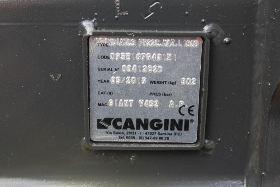 2025 Cangini Benne TC3F-180 Klepelmaaier Mulcher Giant ADV1082 | Aanbouwdelen | Klepelmaaier