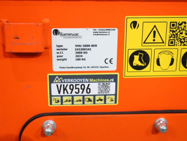 2024 Hamevac VHU-3000-BER Vacuumunit VK9596 | Vacuum techniek | Vacuum Hef Unit
