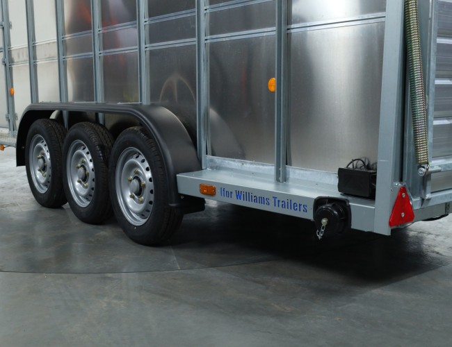 1 Ifor Williams TA510 16x6 (497x178x182cm) Veetrailer 3-asser ADV1146 | Aanhangwagen | Veetrailer