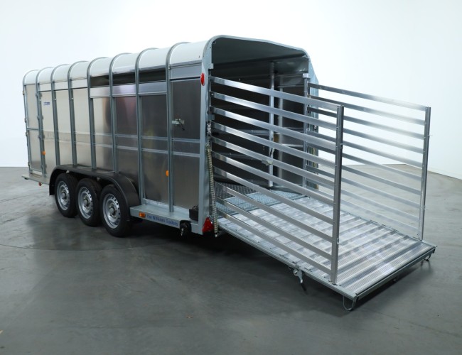 1 Ifor Williams TA510 16x6 (497x178x182cm) Veetrailer 3-asser ADV1146 | Aanhangwagen | Veetrailer